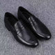 Spring and Autumn New Soft Casual Dress Leather Shoes Breathable Business Men's British One-Pedal Doudou Shoes Soft Sole Soft Surface