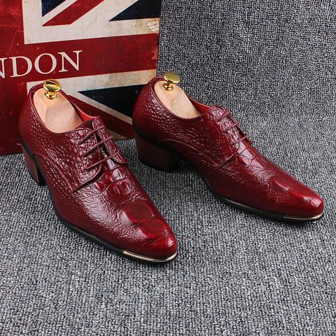 Mens red formal on sale shoes