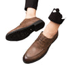 Men's Black Leather Formal Shoes, Business, British Style, Style 5927