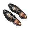 Men's Leather Formal Shoes, Embroidered, Style 1255