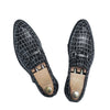 Men's Black Leather Formal Shoes, Pointed Toe, Business, Style 8311