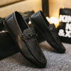 Men's Black Loafers, Style 7943