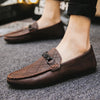 Men's Black Loafers, Style 7943