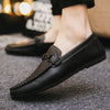 Men's Black Loafers, Style 7943
