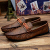 Men's Brown Leather Loafers