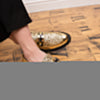 Men's Black Formal Shoes, Pointed Toe, Business, Style 7287
