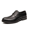 Men's Black Leather Formal Shoes, Business, British Style, Style 5927
