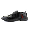 Men's Black Leather Formal Shoes, Business, Breathable, Style 4727