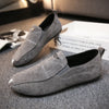 Men's Black Loafers, Breathable, Style 6951