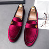 Men's Black Leather Formal Shoes, British Style, Style 0135
