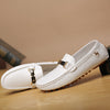 Men's Black Leather Loafers, British Style, Style 0743