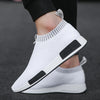 Men's White Mesh Sneakers, Breathable