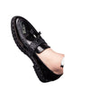 Men's Black Leather Formal Shoes, Pointed Toe, Business, Style 3495