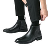 Men's Leather Chelsea Boots, British Style