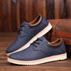 Men's Black Leather Casual Shoes, Style 1527