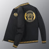 Men's Black Jacket, Embroidered