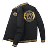 Men's Black Jacket, Embroidered