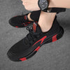 Men's Black Casual Shoes, Woven, Breathable