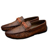 Men's Brown Leather Loafers