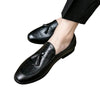 Men's Black Slippers, Style 5079