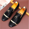 Men's Black Leather Formal Shoes, Business, Breathable, Style 1591