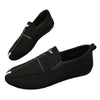 Men's Black Loafers, Breathable, Style 2759
