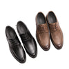 Men's Black Leather Formal Shoes, Business, British Style, Style 5927