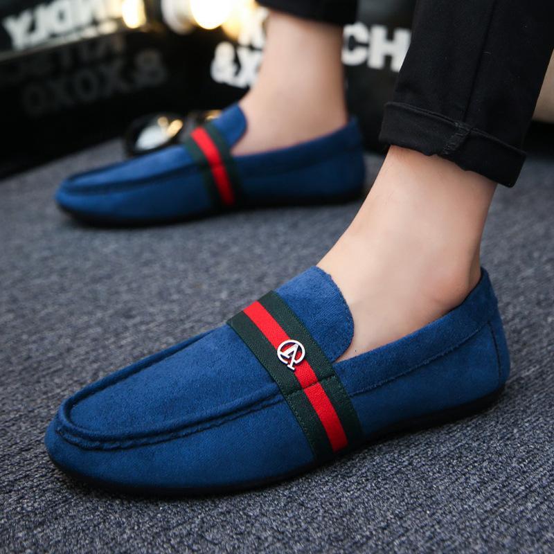 Men's Blue Loafers, Style 3287