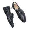 Men's Black Leather Formal Shoes, Pointed Toe, Business, Style 8311