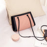 Pink and black contrasting colors
