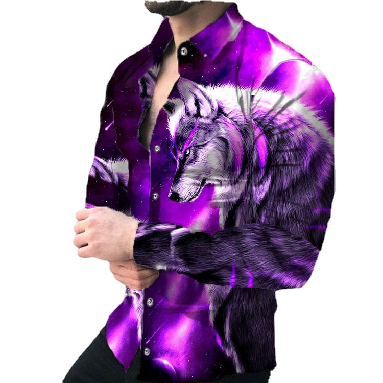 TNV Shirt 232 (Purple Wolf)