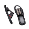 Men's Black Slippers, Platform
