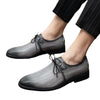 Men's Brown Leather Formal Shoes, Business, British Style, Style 8935