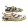 Men's Gray Canvas Driving Shoes, Breathable