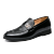 Men's Black Leather Driving Shoes, Business, Wedding, Style 2215
