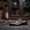 Men's Black Leather Formal Shoes, Style 9703