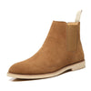 Men's Yellow Genuine Leather Chelsea Boots, British Style