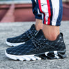 Men's Black Mesh Sneakers, Breathable, Style 0647