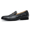 Men's Black Moccasin Loafers, Party