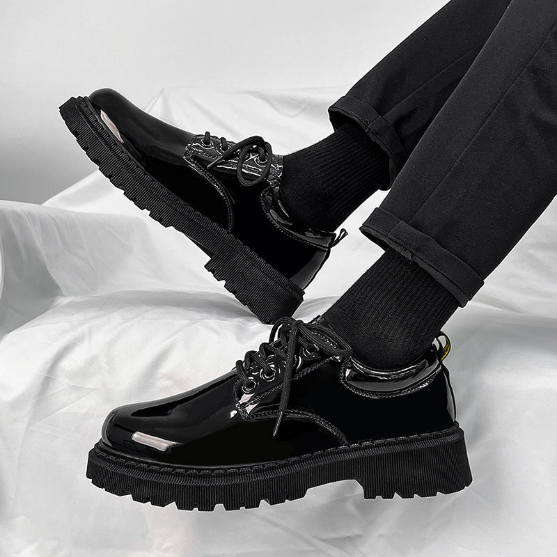 Men's Leather Derby Formal Shoes, Business, British Style, Style 6567