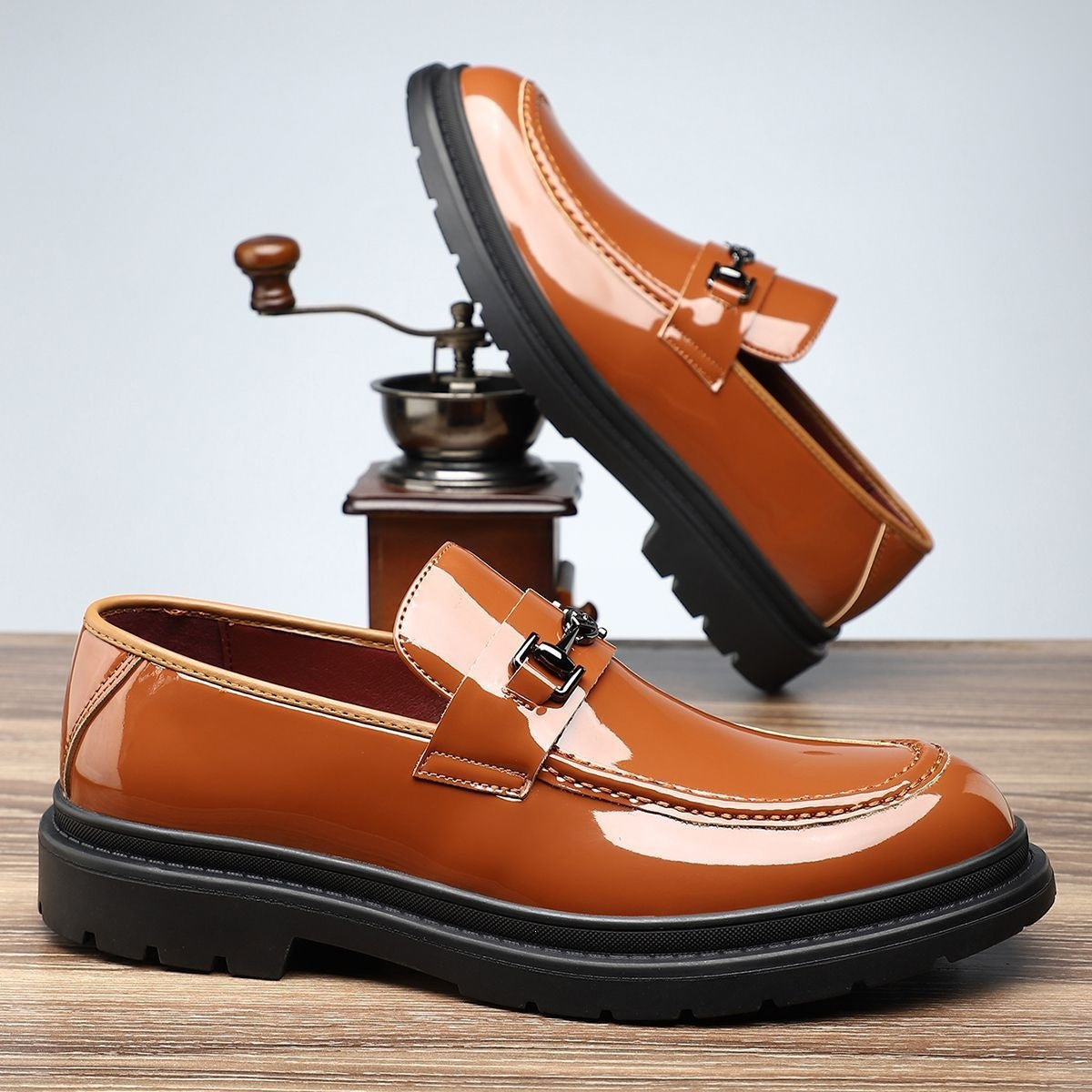 2026 spring new fashion men's casual business anti-slip wear-resistant slip-on loafers 26036 10