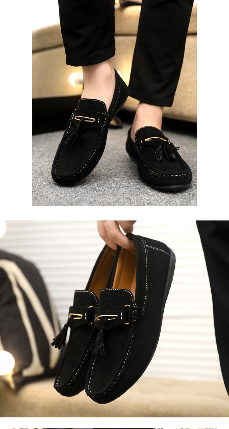 Spring autum social casual shoes trendy shoes beanie shoes men's lazy shoes loafers slip-on men's sh 16
