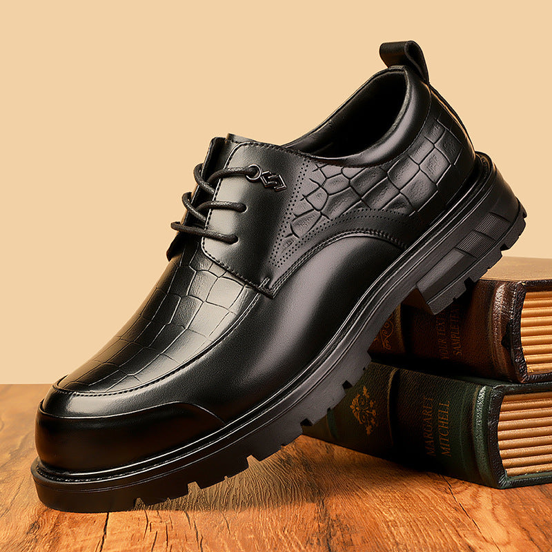 Men's Leather Formal Shoes, Lace-Up, Lace-Up, Style 6231