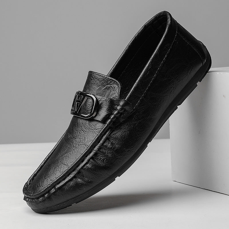 Men's Casual Leather Loafers - Soft and Breathable