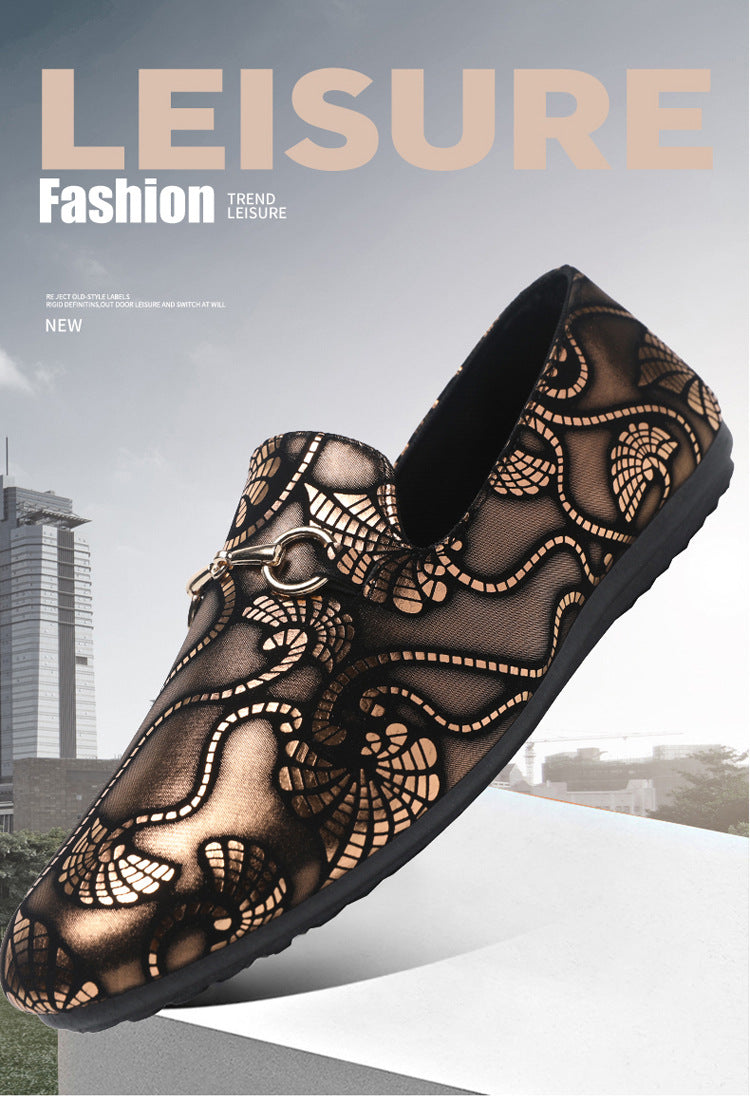 Spring autum social casual shoes trendy shoes beanie shoes men's lazy shoes loafers slip-on men's sh
