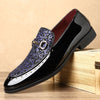 Men's Leather Formal Shoes, Pointed Toe, Slip-On, Style 5239