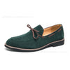 Cross-border spring bow slip-on leather shoes fashion formal business casual shoes plus size loafers
