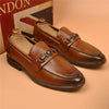 Men's Leather Loafers, Pointed Toe, Business