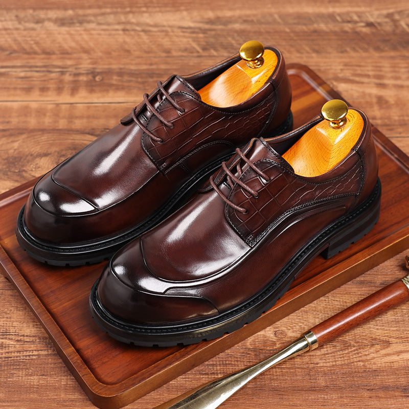 Autumn winternew arrival business formal leather shoes men genuine leather casual men's shoes 2
