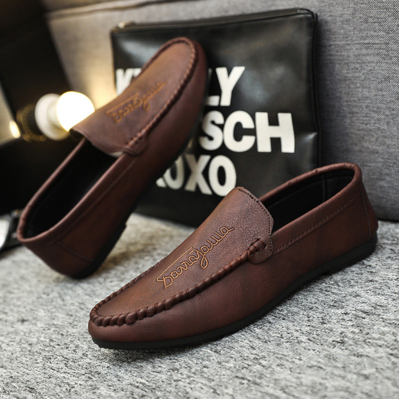 Men's Leather Loafers, Slip-On